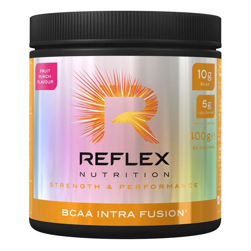 Reflex BCAA Intra Fusion 400 g fruit punch flavor