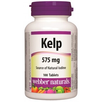 Webber Naturals Kelp 575 mg 100 tablets