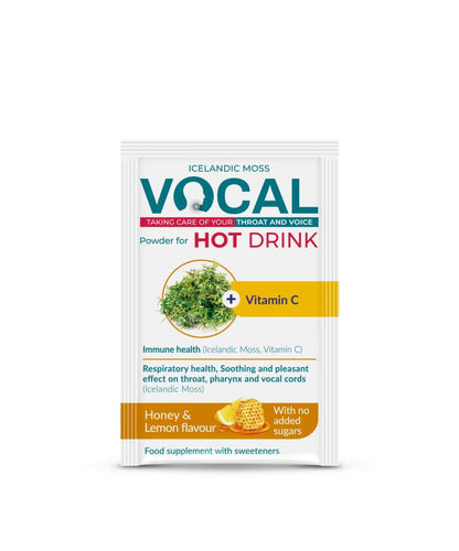 Vocal Hot drink honey and lemon flavor, 10 sachets