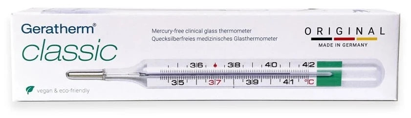 Geratherm Classic Glass thermometer Eco friendly Gallium
