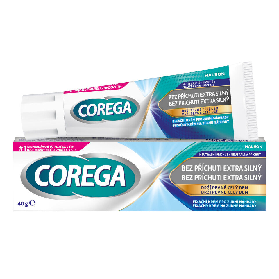 Corega Unflavored Extra Strong Fixation Cream 40g