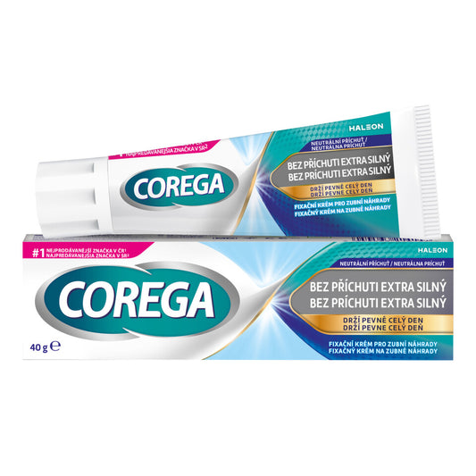 Corega Unflavored Extra Strong Fixation Cream 40g