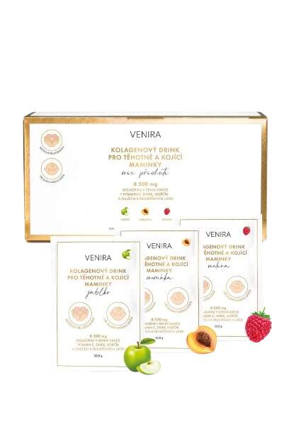 Venira Collagen drink for pregnant and breastfeeding mothers mix of flavors 30 sachets x 10.8g