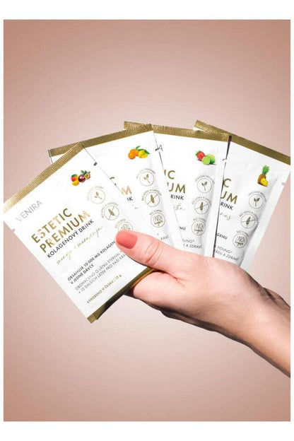 Venira Estetic Premium collagen drink mix 4 flavors 40 sachets x 12g