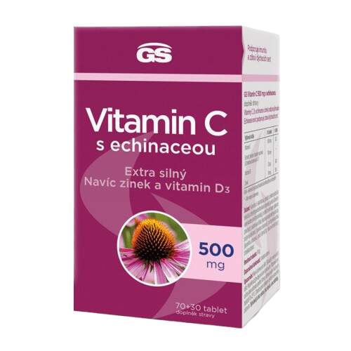 GS Vitamin C with echinacea 100 tablets