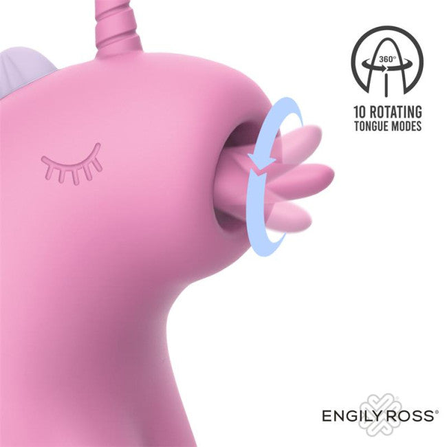 Engily Ross Cupcake Rotating Tongue Massager Pink