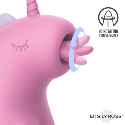 Engily Ross Cupcake Rotating Tongue Massager Pink