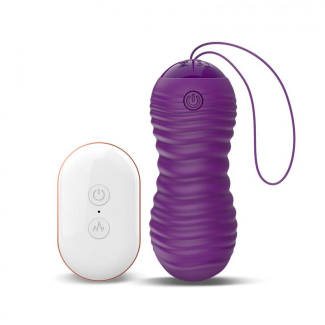 LateToBed Orio Huevo Vibrating & Telescopic Up & Down Movement Remote Control Purple