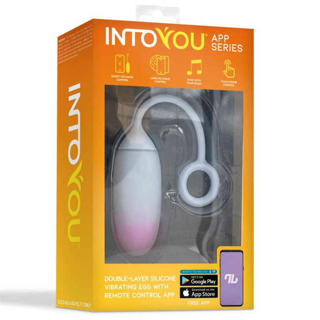 InToYou App Series Vibrating Egg with App Double Layer Silicone Purple  My  Dr. XM