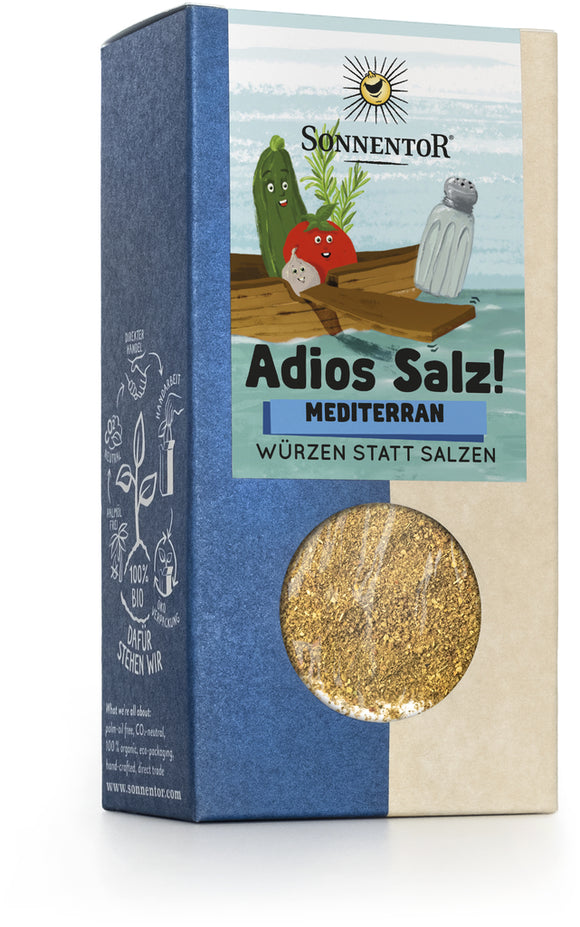 Sonnentor Adios salt vegetable mix Mediterranean 50g