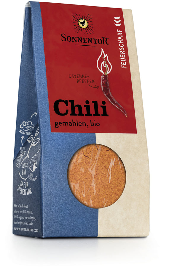 Sonnentor hot chilli ground spice (cayenne pepper) 40g