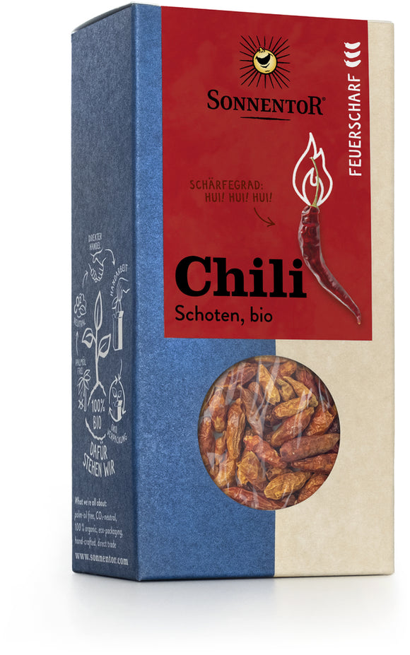 Sonnentor whole hot chili peppers 25g