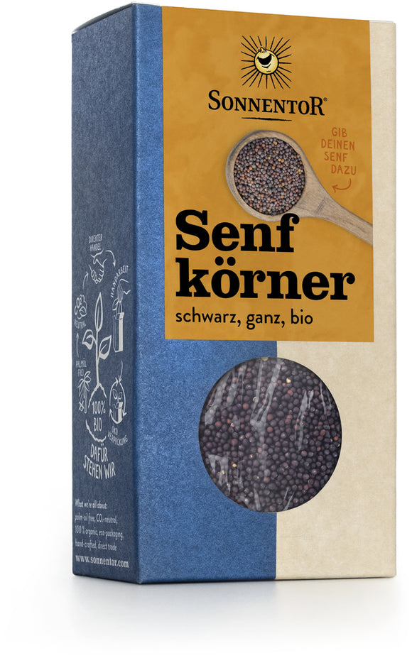 Sonnentor black whole mustard seeds 80g