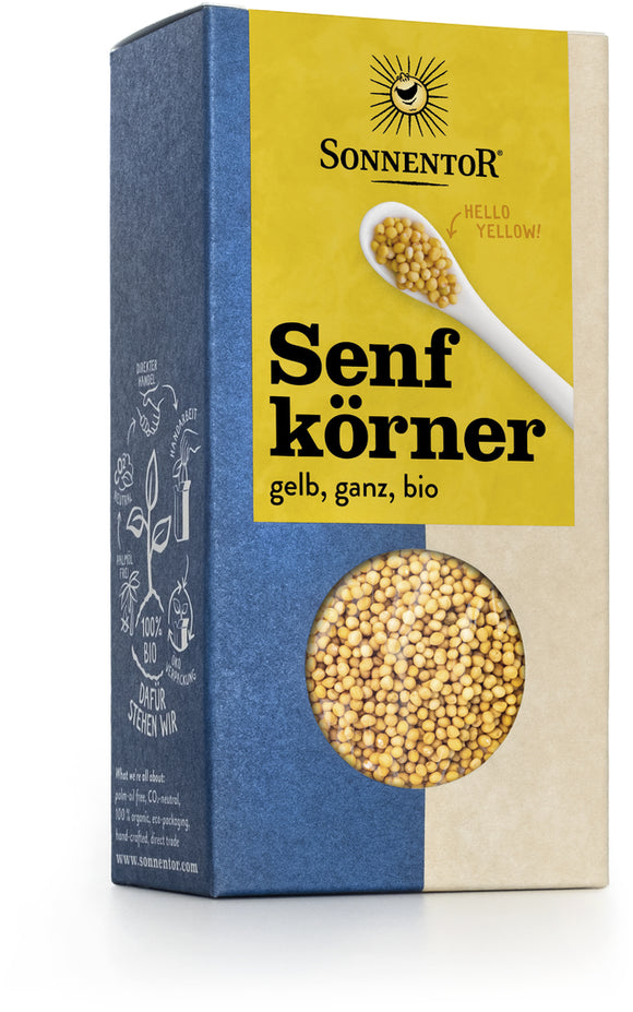 Sonnentor yellow mustard seeds whole 120g