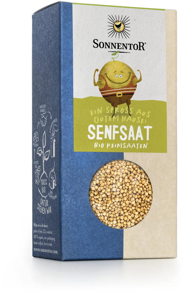 Sonnentor yellow mustard seeds 120g