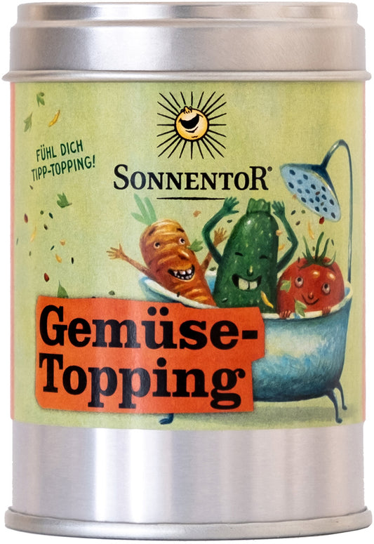 Sonnentor vegetable topping spice preparation 45g can