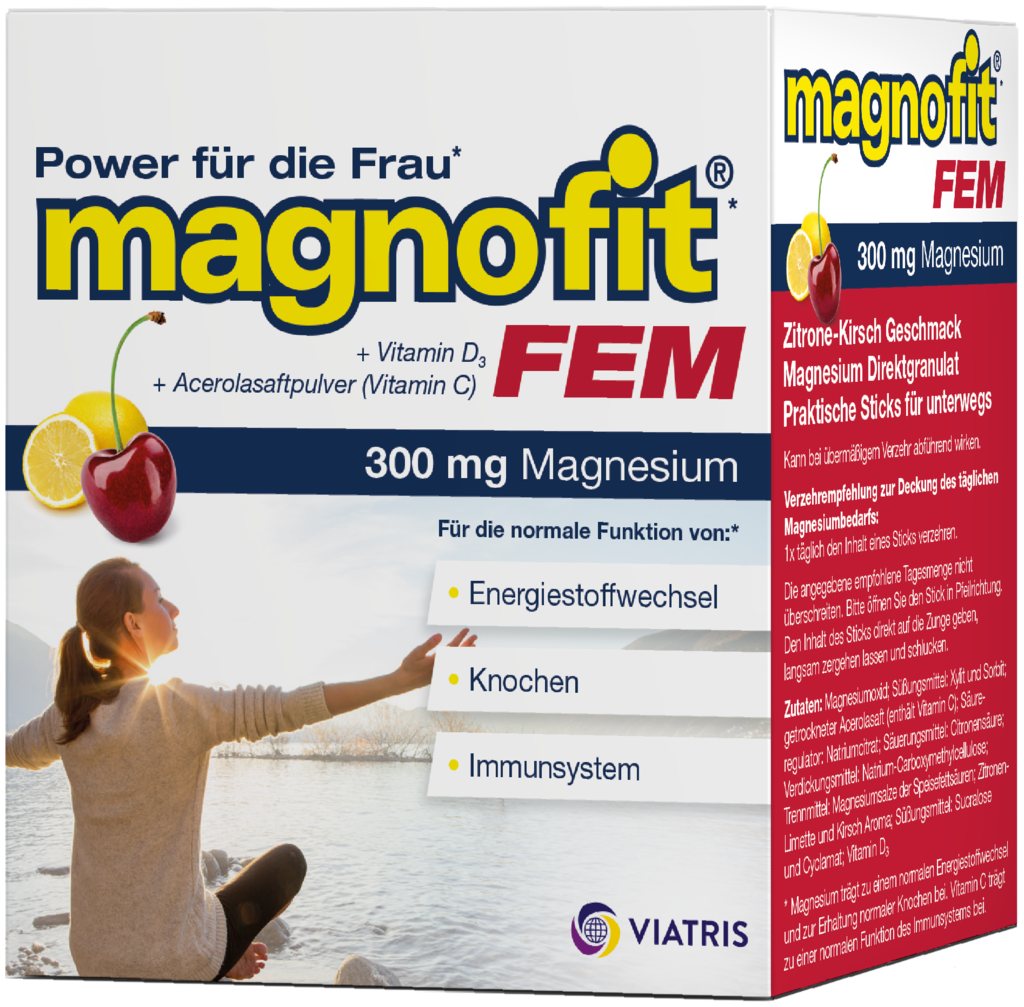 Magnofit FEM 300 mg direct granules 30 sachets