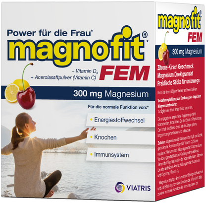 Magnofit FEM 300 mg direct granules 30 sachets