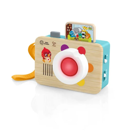 Baby Einstein, Hape Jouet Musical en Bois Tiny Tambourine, à Partir de 3 Mois Baby Einstein, Hape Jouet Musical en Bois Tiny Tambourine, à Partir de 3 Mois