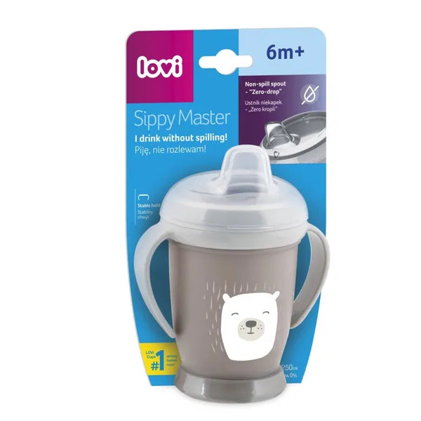 LOVI Buddy Bear 250 ml 6m+ non-spill cup