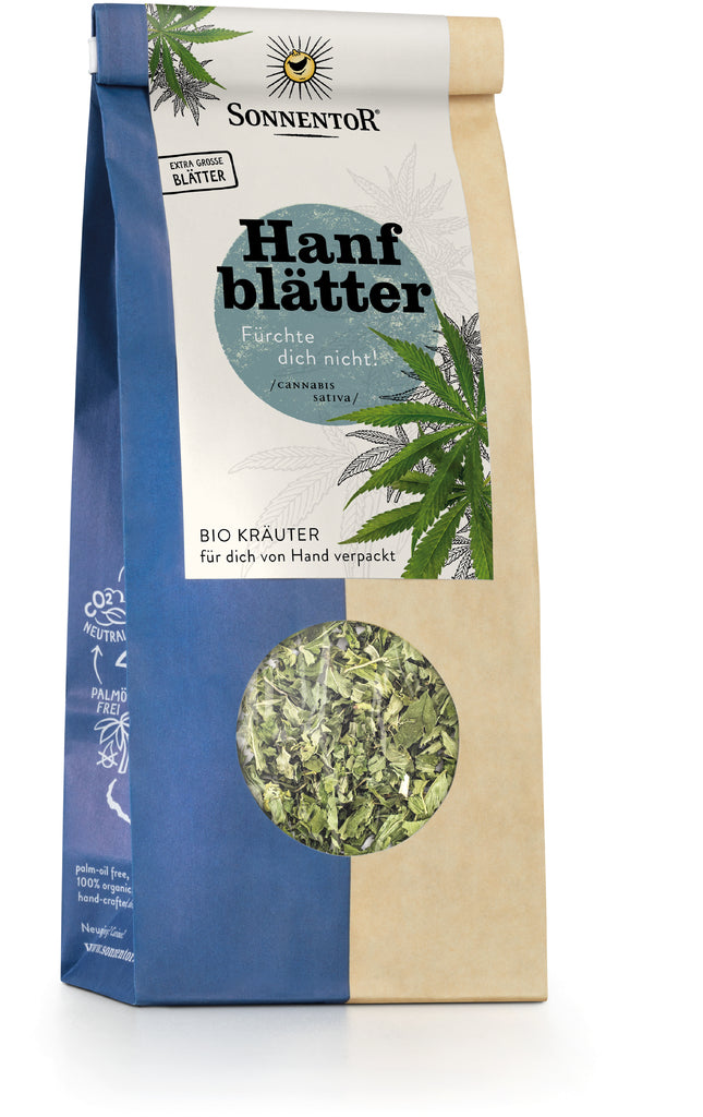 Sonnentor loose hemp leaf tea 40g