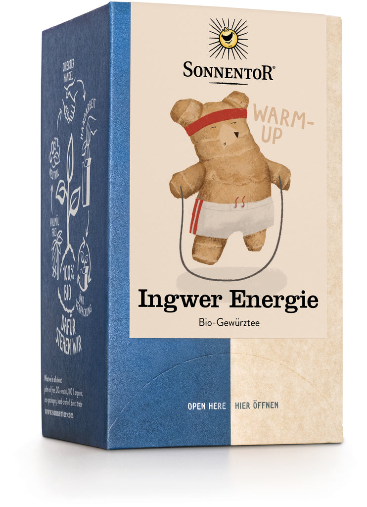 Sonnentor Ginger Energy Tea 18 teabags