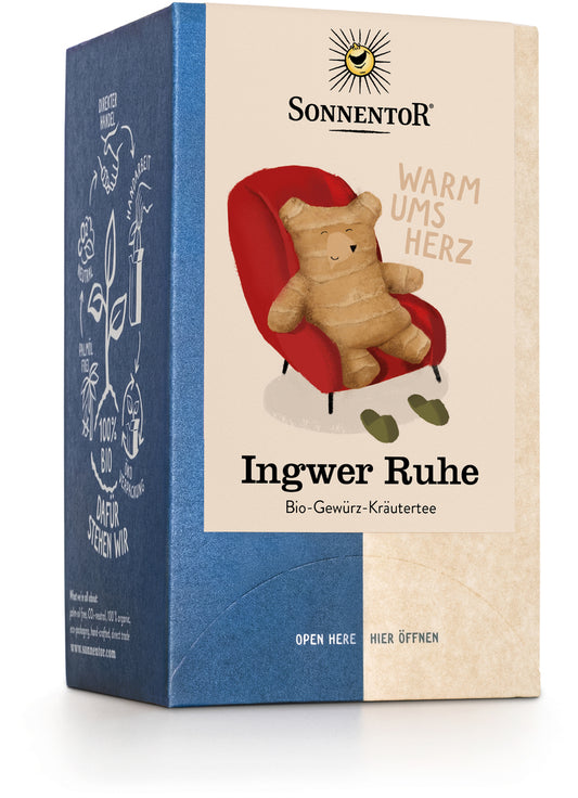 Sonnentor Ginger Tranquility Tea 18 teabags