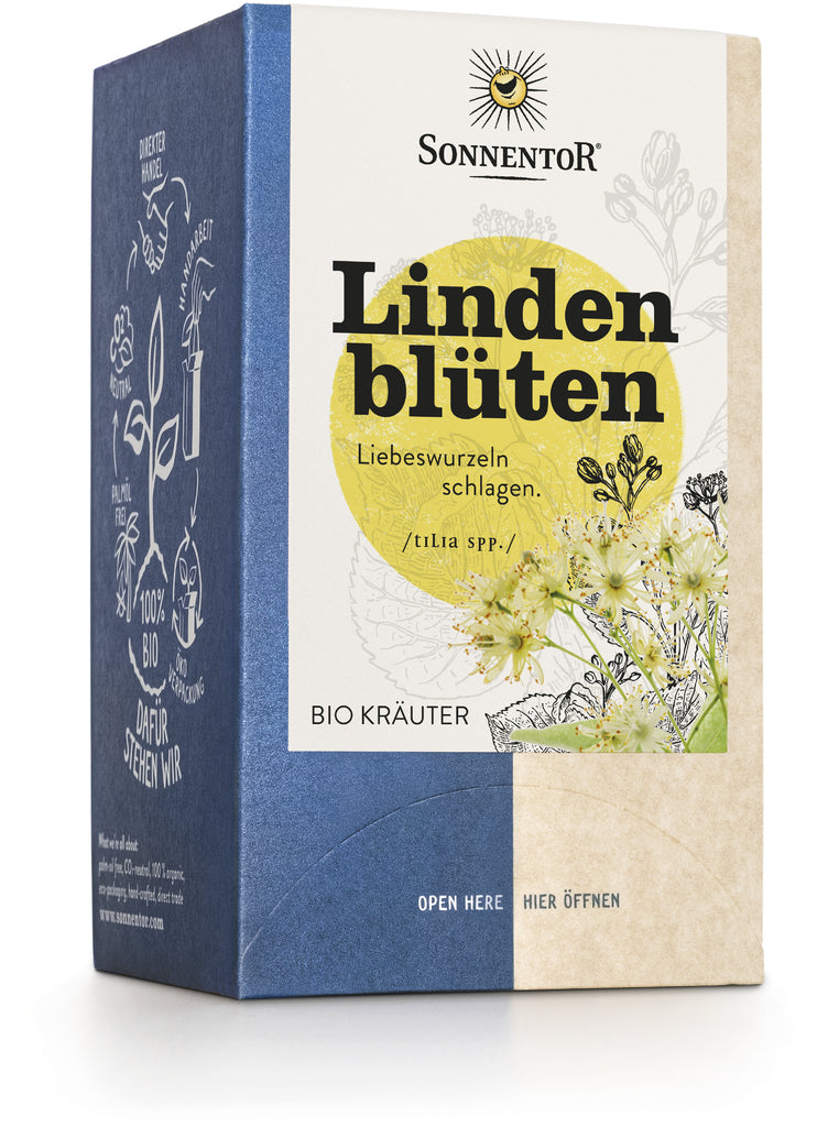 Sonnentor lime blossom tea 18 teabags