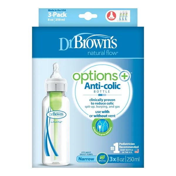 Dr.Browns Baby bottle Anti-colic plastic 250 ml 3 pcs