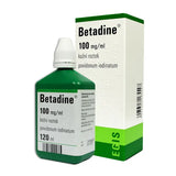 Betadine 100 mg/ml solution 120 ml