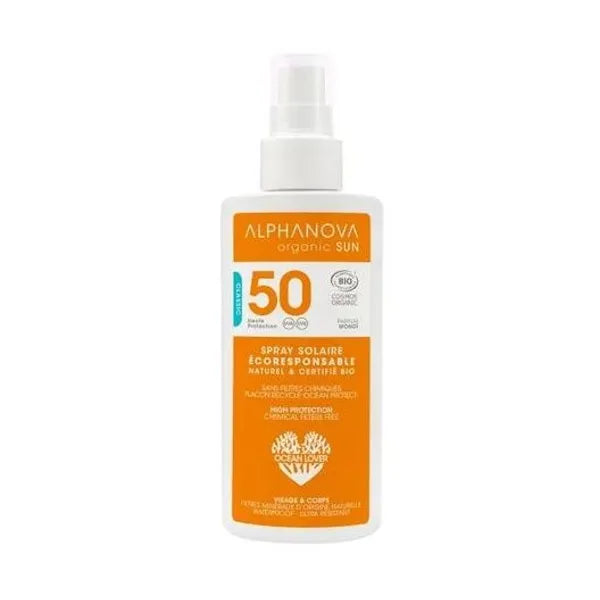 Alphanova SUN BIO Sunscreen spray SPF50 - 125 g