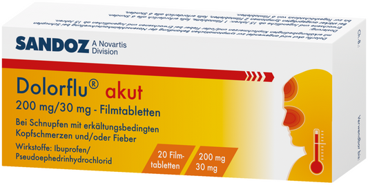 Dolorflu acute 200 mg - 20 film-coated tablets