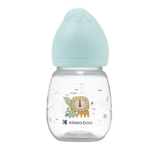 KikkaBoo Anti-colic Baby Bottle 3m+ Savanna Mint 180 ml
