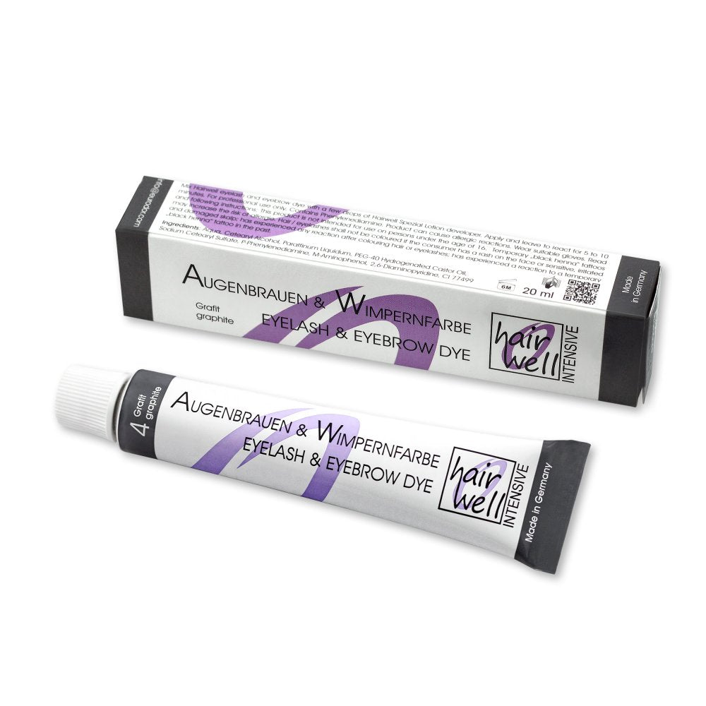 Vivienne eyelash and eyebrow dye Graphite, 20 ml