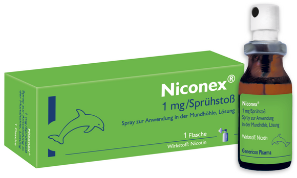Niconex 1 mg/spray to help quit smoking