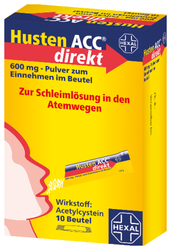 Husten (cough) ACC direct 600 mg 20 sachets – My Dr. XM