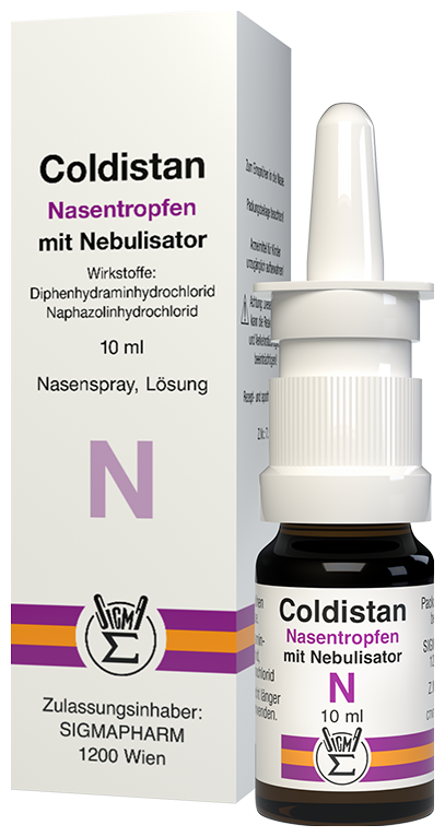 Coldistan nasal drops with nebulizer 10 ml