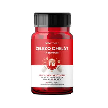 MOVit Energy Iron Chelate Premium 30 capsules