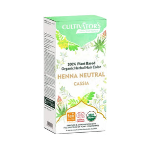 Cultivator's Organic Herbal Hair Color Henna Neutral Cassia