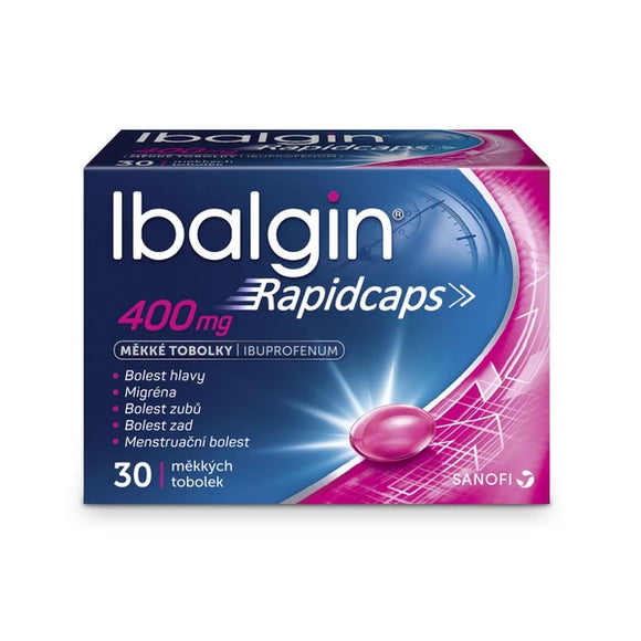 Ibalgin Rapidcaps 400 mg 30 soft capsules