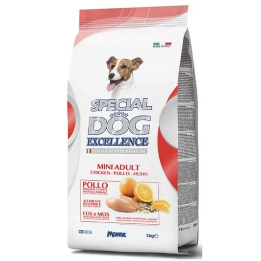 Monge SPECIAL DOG EXCELLENCE MINI ADULT Chicken 3kg super premium dog food