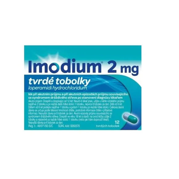 Imodium 2 mg 12 tablets