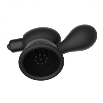 Dream Toys Pleasure Pumps Vibrating Nipple Teasers Black