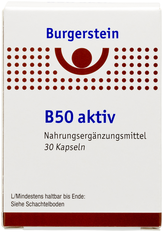 Burgerstein B complex B50 Aktiv - 30 capsules