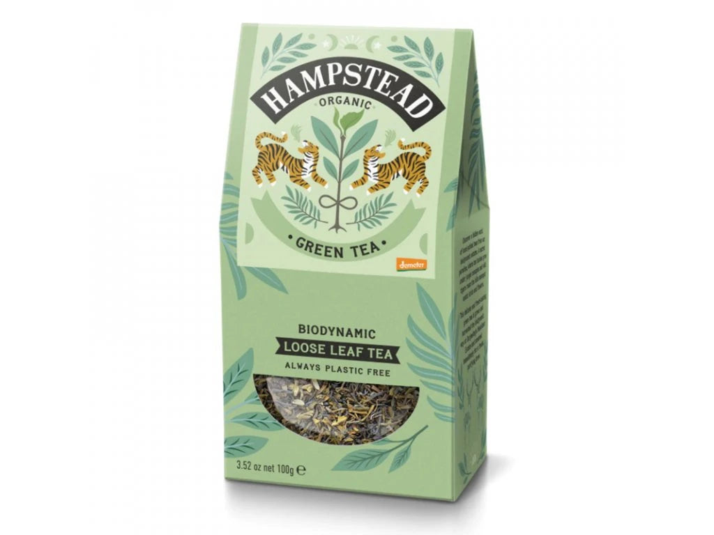 Hampstead Tea London Organic green loose tea, 100g