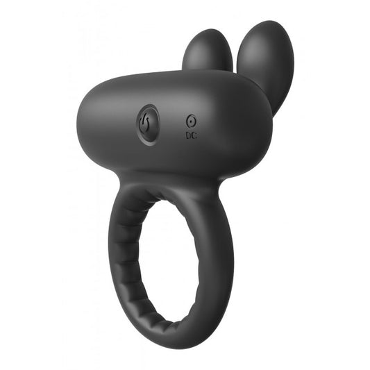 Dream Toys Ramrod Rabbit Vibrating Cockring Black