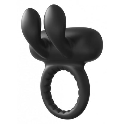 Dream Toys Ramrod Rabbit Vibrating Cockring Black