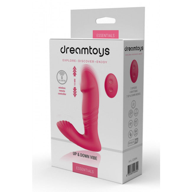 Dream Toys Essentials Up and Down Vibe Pink My Dr. XM Dream Toys Essentials Up and Down Vibe Pink My Dr. XM