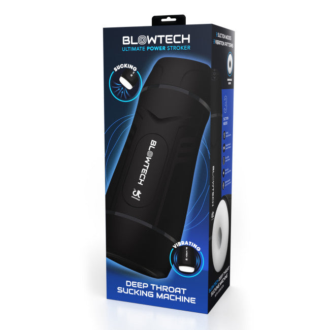Dream Toys Blowtech Deep Throat Sucking Machine Black