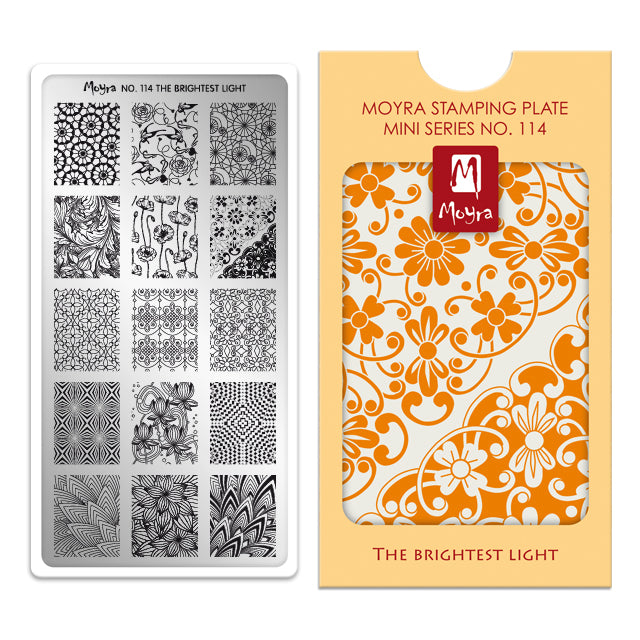 MOYRA Stamping Plate Mini Series No. 114